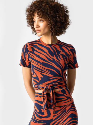 Les Lunes Shirt "Lou"  in Dunkelblau/ Hellbraun