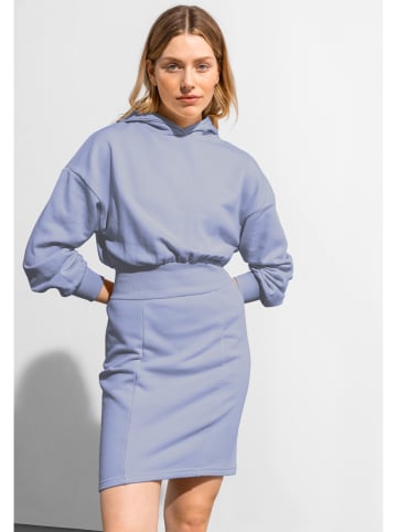 Les Lunes Sweatkleid "Charlie" in Hellblau