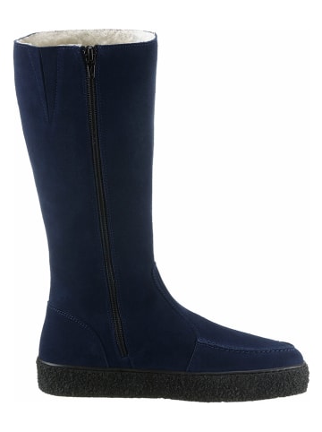 Heine Leren laarzen donkerblauw