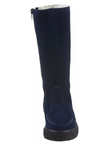Heine Leren laarzen donkerblauw