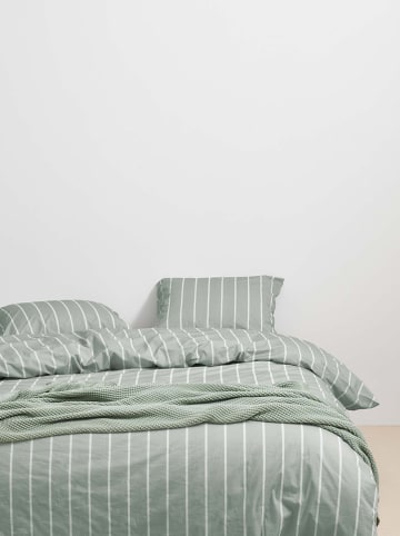 Marc O'Polo Beddengoedset "Torsken" groen/wit