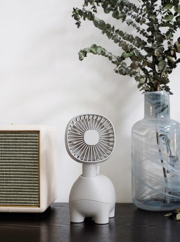 Designnest Tischventilator ''PetFan'' in Grau - (B)12 x (H)14 x (T)5 cm
