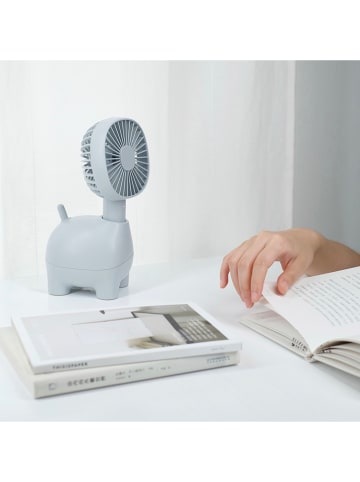 Designnest Tafelventilator ''PetFan'' lichtblauw - (B)12 x (H)14 x (D)5 cm