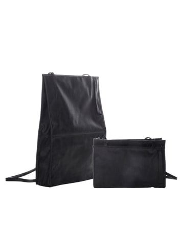 Designnest Laptoptasche ''Foldback'' in Schwarz - (L)43 x (B)30 cm