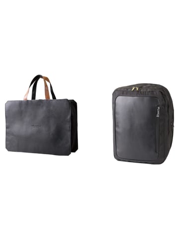 Designnest Plecak "Foldbag" w kolorze czarnym - 42 x 32 x 10 cm