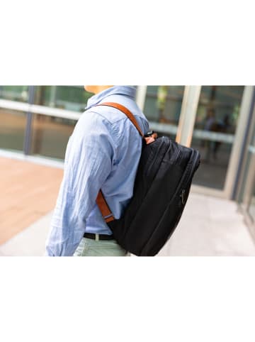 Designnest Rucksack ''Foldbag'' in Schwarz - (B)42 x (H)32 x (T)10 cm
