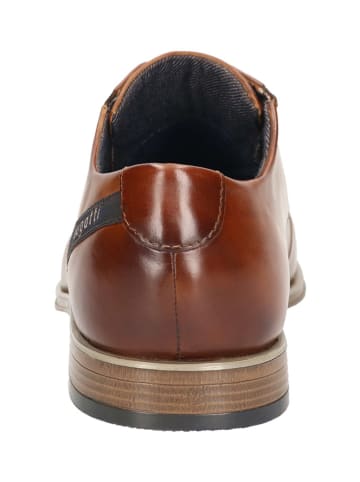 Bugatti Skórzane trzewiki w kolorze jasnobrązowym