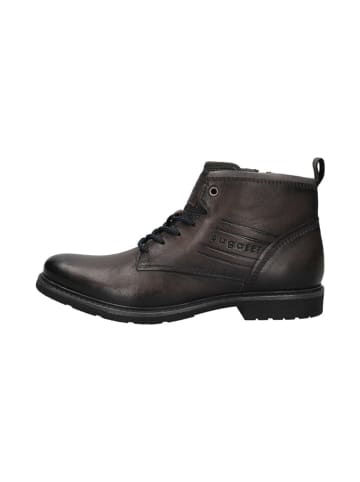 Bugatti Leder-Boots in Anthrazit