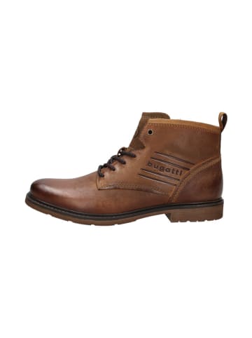 Bugatti Leder-Boots in Hellbraun