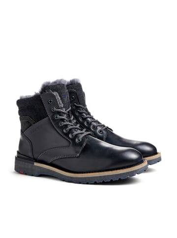 LLOYD Leder-Winterboots "Gloster" in Schwarz