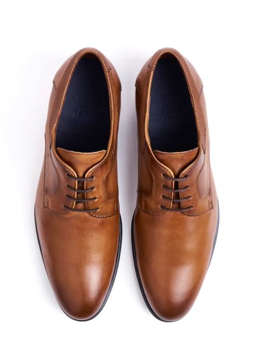LLOYD Leder-Schnürschuhe "Lador" in Hellbraun