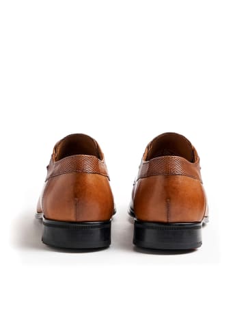 LLOYD Leder-Schnürschuhe "Lador" in Hellbraun
