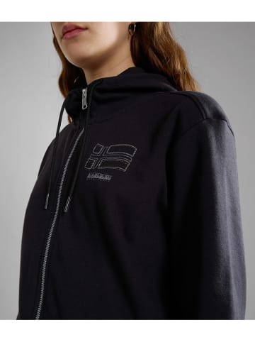 Napapijri Sweatjacke "Ibarra Winter" in Schwarz