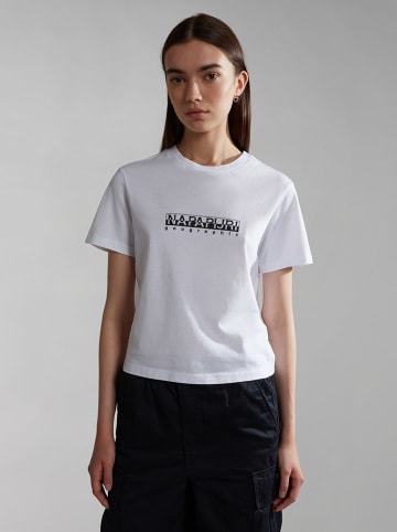 Napapijri Shirt "Box" in Weiß