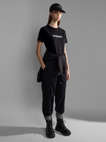 Napapijri Shirt "Box" in Schwarz