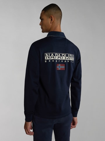 Napapijri Pololongsleeve "Ayas" in Dunkelblau