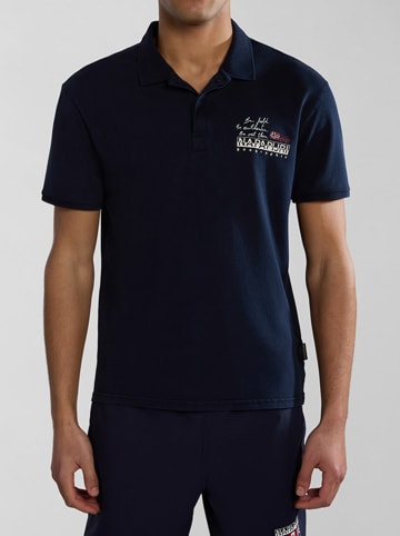 Napapijri Koszulka polo "Colville" w kolorze granatowym