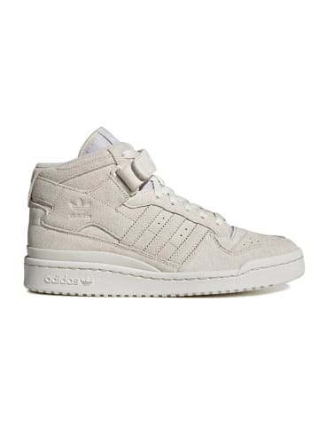 adidas Leder-Sneakers "Forum Mid" in Creme