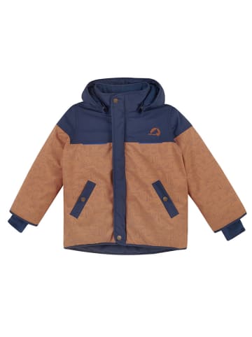 finkid Winterjacke "Koira Ice" in Hellbraun/ Dunkelblau