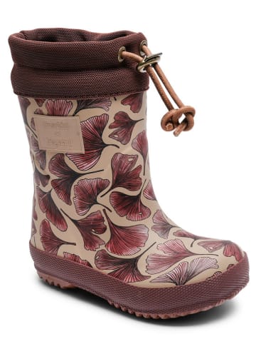 bisgaard Gummistiefel "Leaves" in Rosa