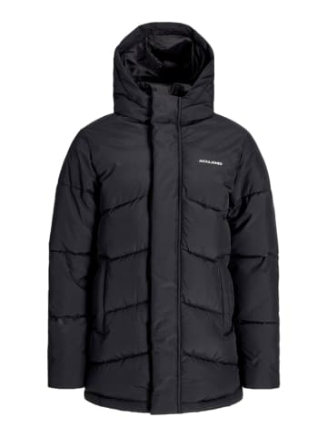 JACK & JONES Junior Doorgestikte jas zwart