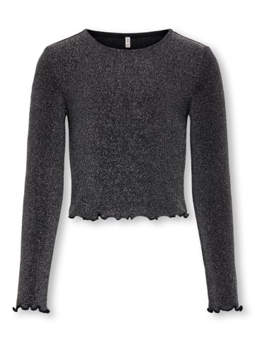 KIDS ONLY Longsleeve "Queen" in Schwarz