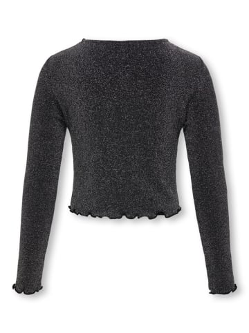 KIDS ONLY Longsleeve "Queen" in Schwarz