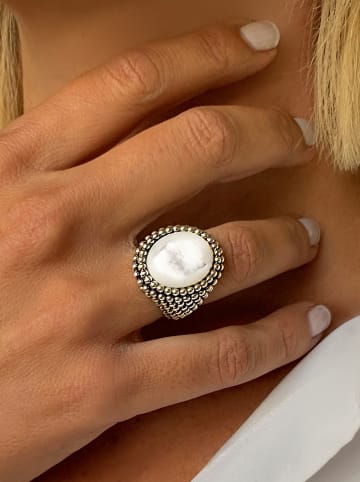 DI GIORGIO Silber-Ring mit Perlmutt