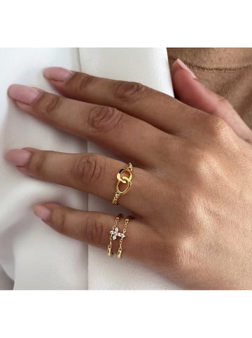 DI GIORGIO Vergold. Ring mit Edelsteinen