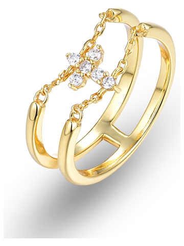 DI GIORGIO Vergold. Ring mit Edelsteinen