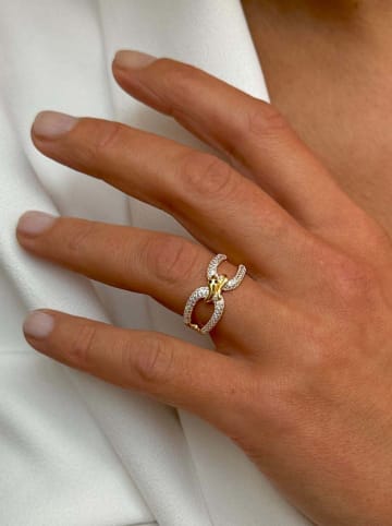 DI GIORGIO Vergold. Ring mit Edelsteinen