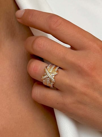 DI GIORGIO Vergold. Ring mit Edelsteinen