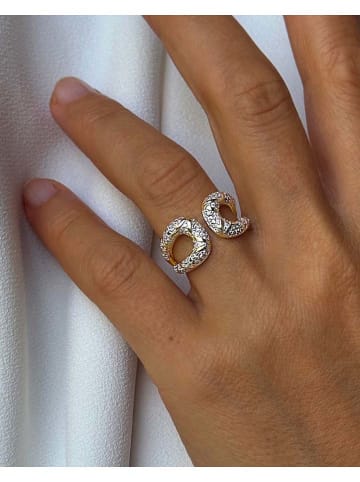 DI GIORGIO Vergold. Ring mit Edelsteinen