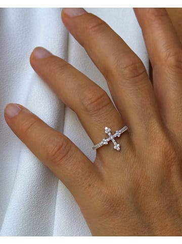 DI GIORGIO Zilveren ring met edelstenen