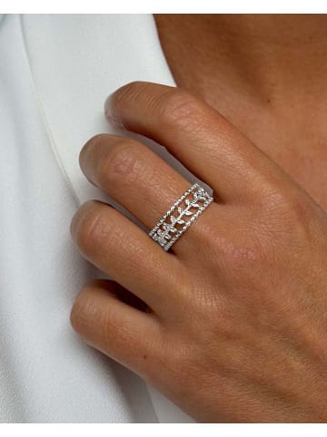 DI GIORGIO Zilveren ring met edelstenen