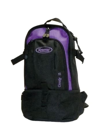 Kimberfeel Outdoorrucksack "Cloudy" in Lila/ Schwarz - 15 l