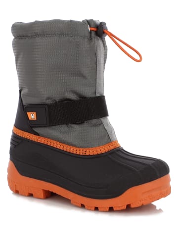 Kimberfeel Winterstiefel "Logan" in Grau/ Orange