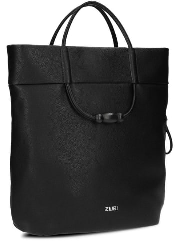Zwei Schultertasche ''Perla PE120'' in Schwarz - (B)34 x (H)32 x (T)15 cm