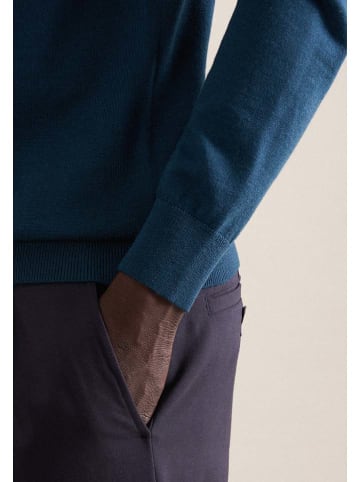 Seidensticker Wollpullover in Blau