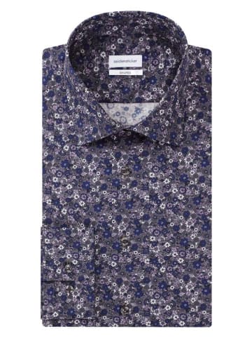 Seidensticker Blouse - shaped fit - donkerblauw