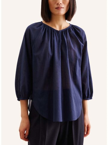 Seidensticker Bluse in Dunkelblau