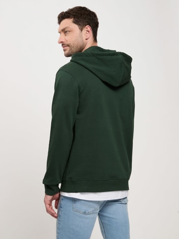 Cross Jeans Hoodie donkergroen