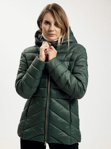 Cross Jeans Steppjacke in Dunkelgrün
