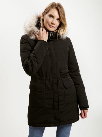 Cross Jeans Wintermantel zwart
