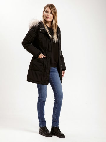 Cross Jeans Wintermantel in Schwarz