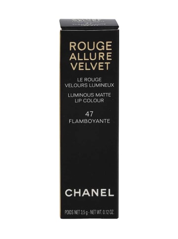 Chanel Szminka "Rouge Allure Velvet Luminous Matte - #47 Flamboyante" - 3,5 g