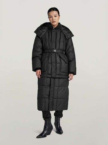 G-Star Steppmantel in Schwarz
