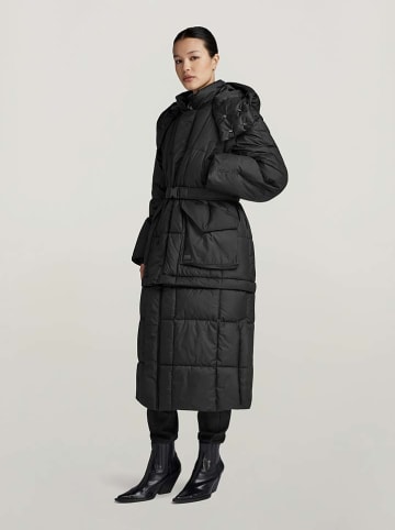G-Star Steppmantel in Schwarz
