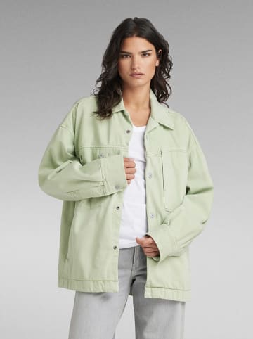 G-Star Jeansjacke in Hellgrün