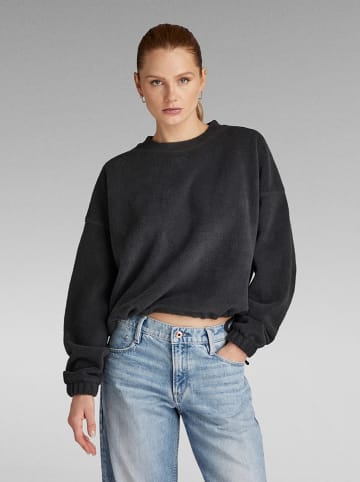 G-Star Fleecepullover in Schwarz